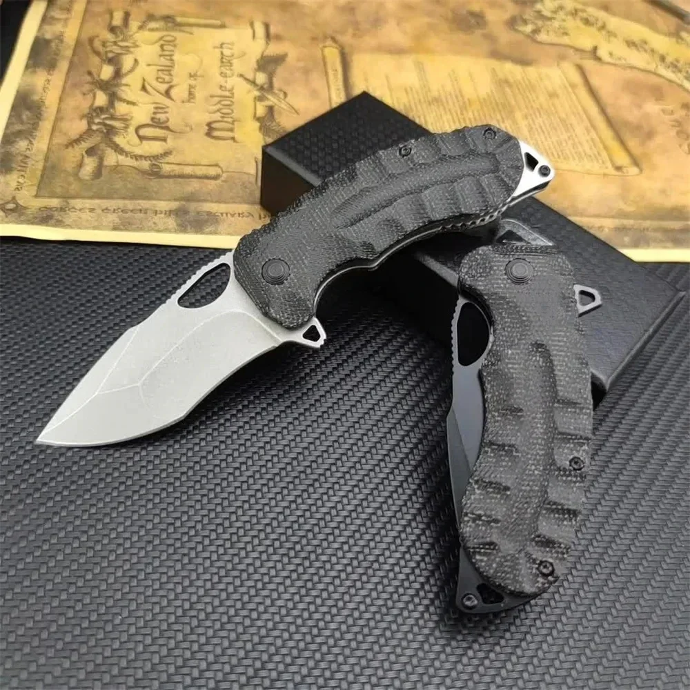 4 Models Kiku XR Tactical Pocket Folding Knife CTS XHP Blade Linen Micarta Handle Hunting Rescue Portable Survival Knife