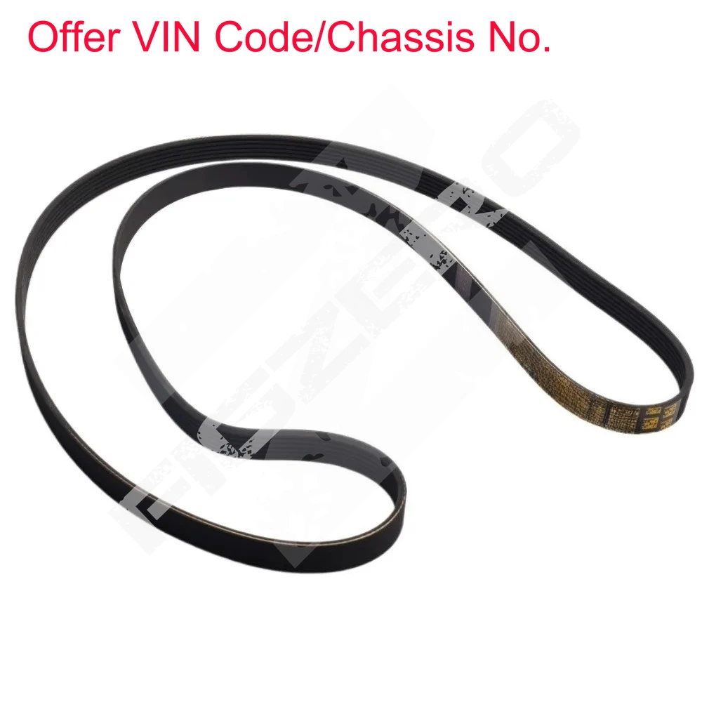 6719970192 6PK1980 Brand New Genuine Engine Serpentine V Belt for Ssangyong Actyon Rexton W Korando Rodius 1pc Black - view 3
