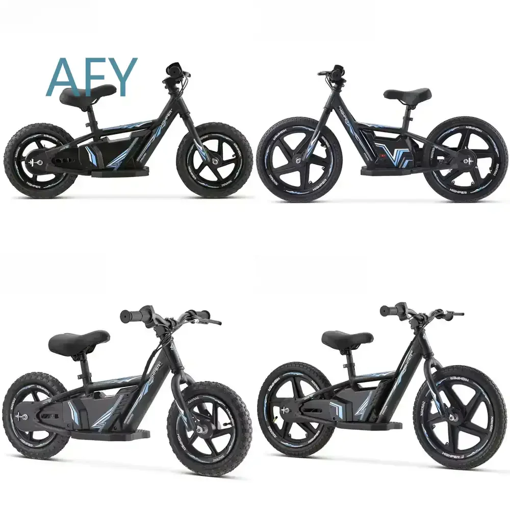 Mini 24V 100W 16 Inch Pedal Balance Bicycle for Kids Electric Bike for Children Balance Bike for Toddlers Ride On Toy for