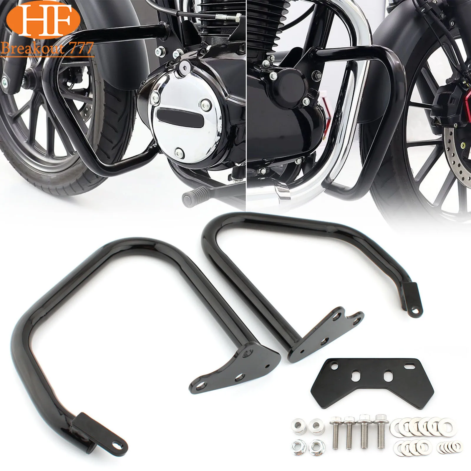 Motorcycle Engine Guard Crash Bar Bumper Safety Protection For Honda CB350 CB350S GB350S GB350 NC59