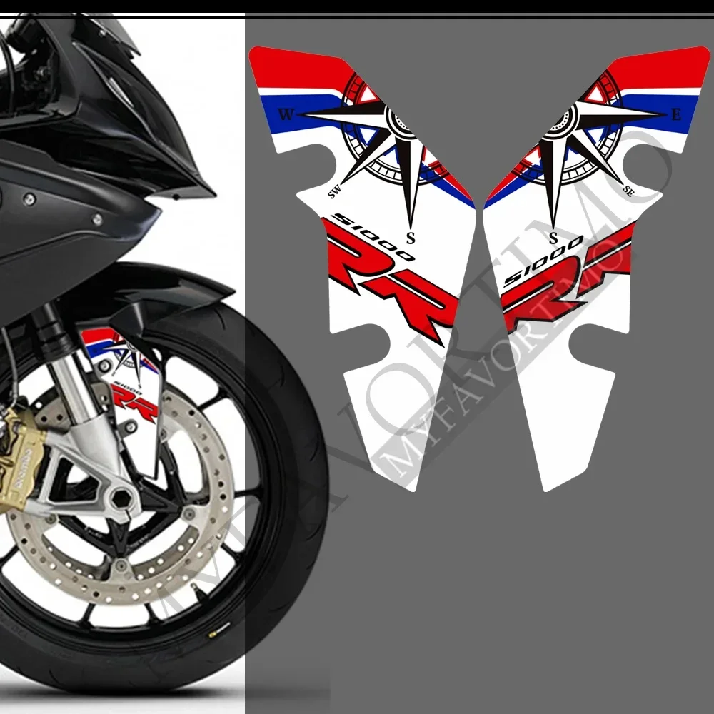 For BMW S1000RR S 1000 RR S1000 Stickers Decals Protector Tank Pad Knee Motorcycle Fairing Front Fender 2009 - 2018