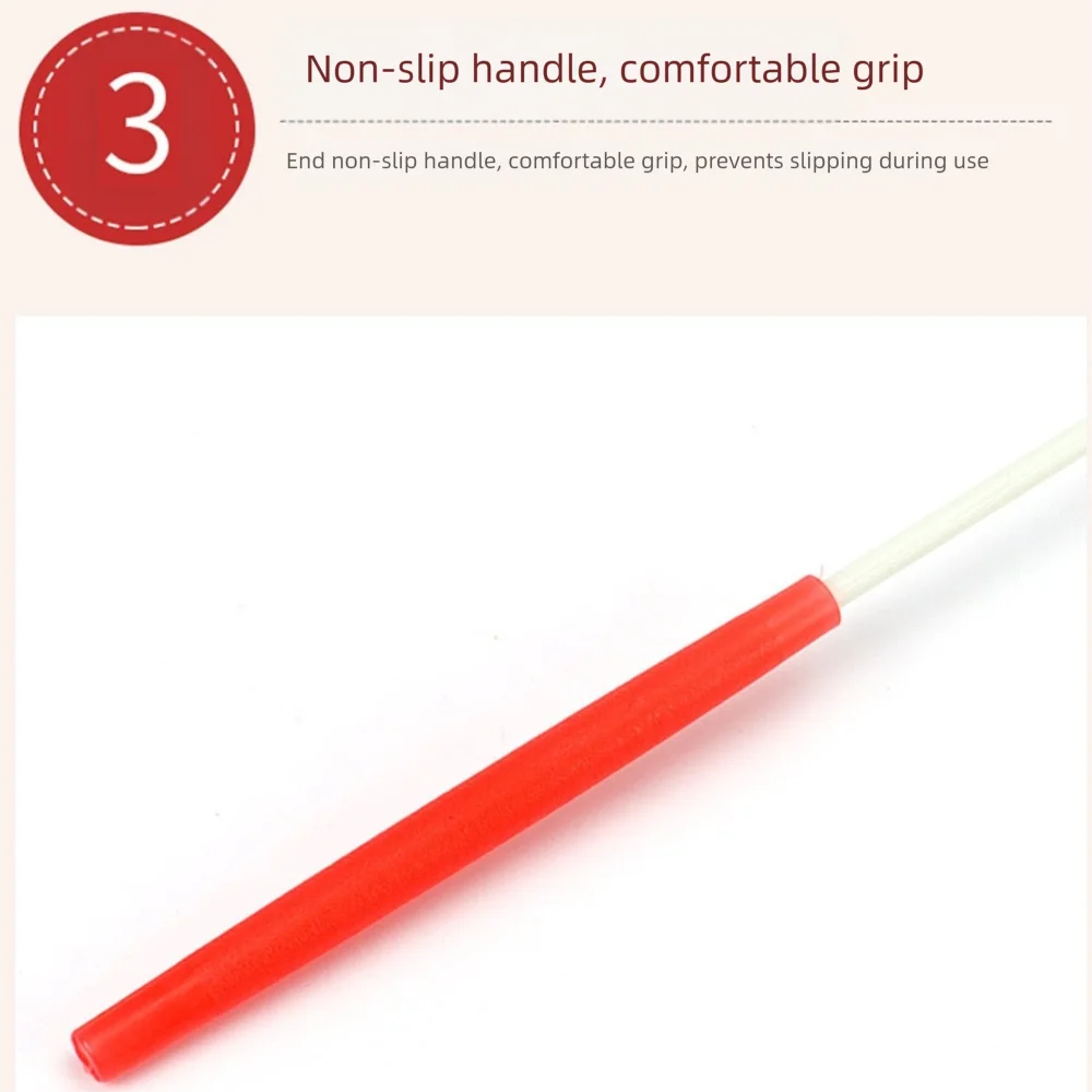 Creatief 4 meter artistieke gymnastieklint Kleurrijk met staaf Ballet Streamer Rainbow Stick Outdoor Sport