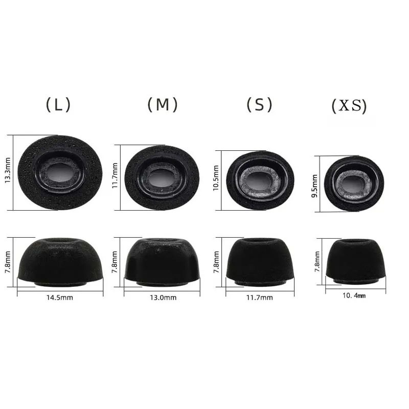 Memory Foam Ear pads For Airpods Pro/Pro2 Wireless Bluetooth Earphones Ear Covers Caps Earphone Earpads Eartips 2pcs/pair