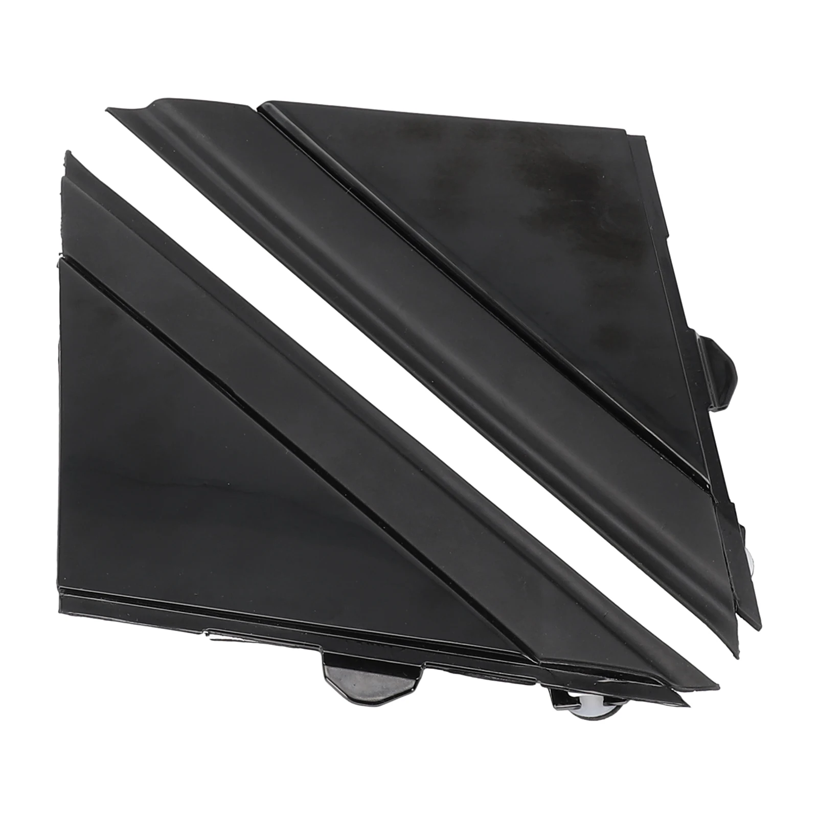 

Cover Trim Mirror Flag Cover 2pc set Left Right 2x Glossy Black Mirror Flag Cap Moldings Accessories Replacement