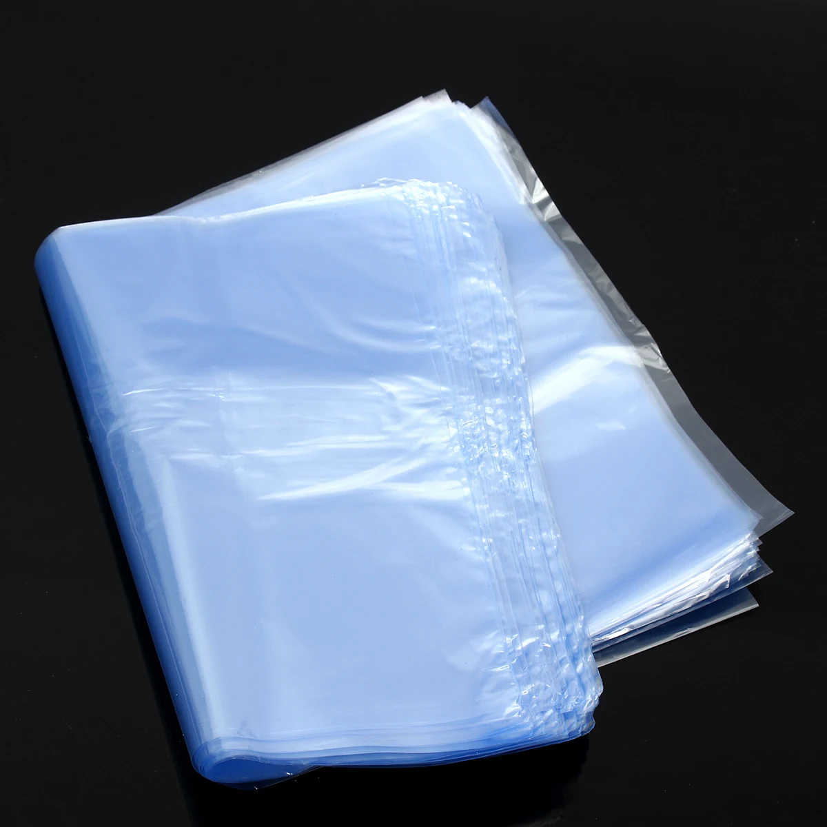 100Pcs PVC Heat Shrink Wrap Bags Flat Seal Gift Packing 8 inch x 12 inch