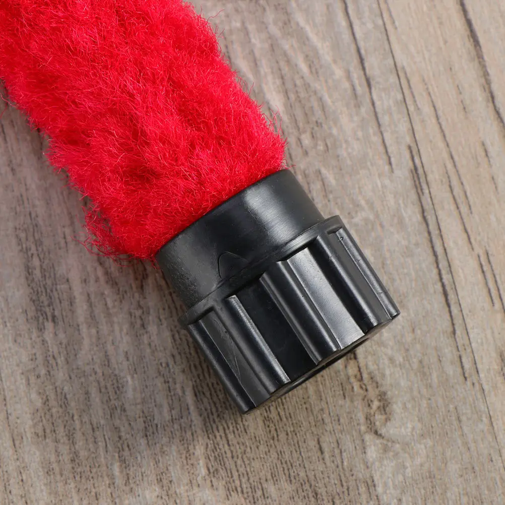 

1Pcs Saxophone Brush Red Superior Quality Moisture Absorption Gentle on Instruments Maintenance Tool Sax Cleaning Brush