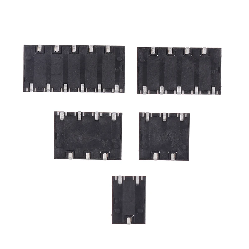 Conector macho de 2P, 3P, 4P, 5P, 6P, 6 pines, asiento de carga, conectores de batería, contacto de compresión de resorte, paso de 4mm, 1 ud.