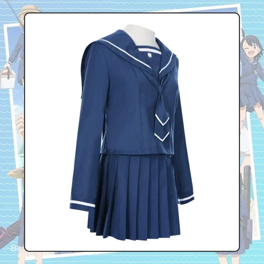 Fulujiacos Anime Tsurugi Hina Cosplay Costume école uniforme hauts robe Halloween fête de noël ensembles uniforme costumes