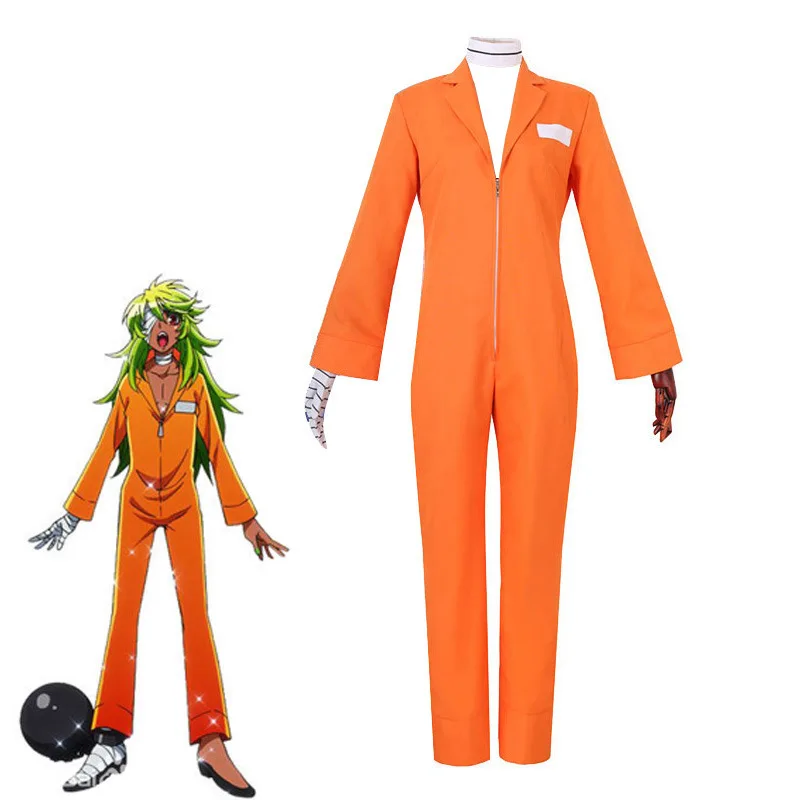 

New Detentionhouse Nanbaka Niko No.25 Prison Clothes Anime Cosplay Niko Costume