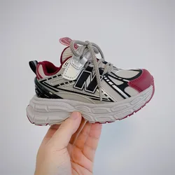 Kids Sneakers Autumn Toddler Boys Sports Running Trainers Children Girls Shoes Fashion Shoeslace Breathable Flat Soft Sole