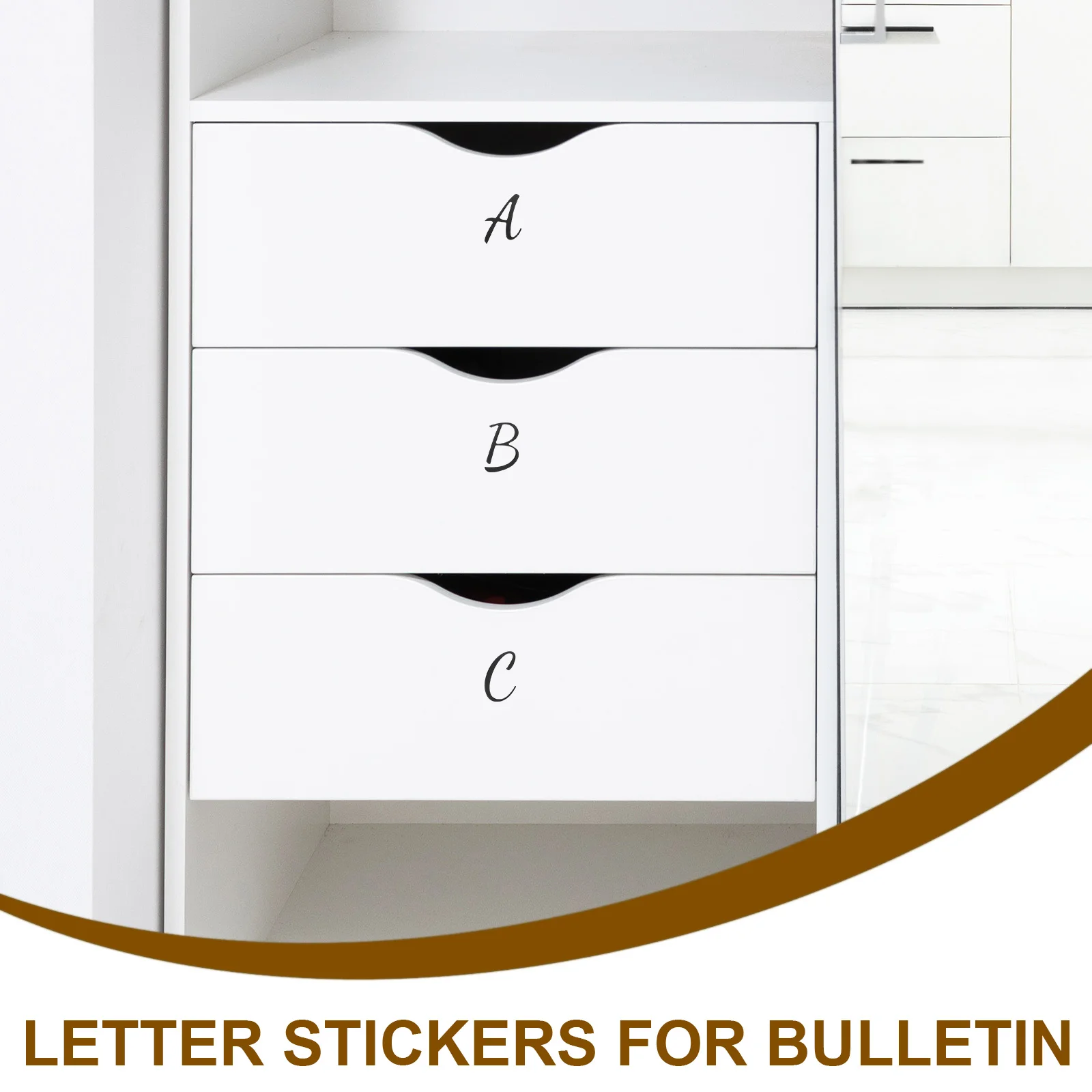 

10 Sheets Clear Alphabet Number Stickers Handwritten Cursive Letter Decals for Water Bottles Phone Cases Posters DIY