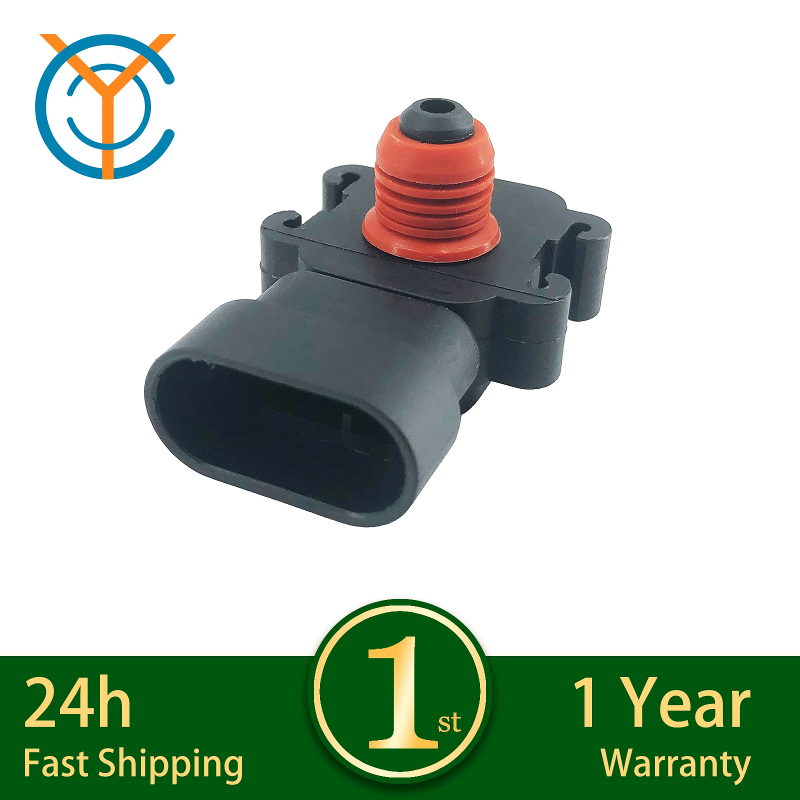 

For Chevrolet Silverado 2500 3500 SS Intake Air MAP Sensor Boost Pressure Manifold Absolute Druck Sender 16187556