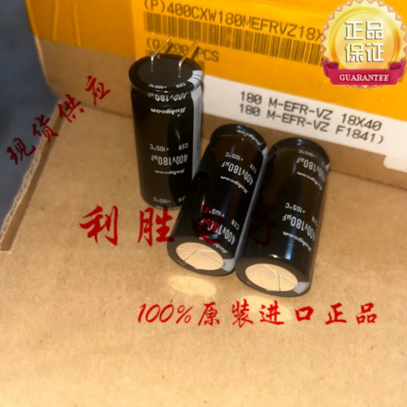 

10PCS-100PCS 180UF 400V Japanese Ruby Electrolytic Capacitor 400V180UF 18 * 40 KXW CXW