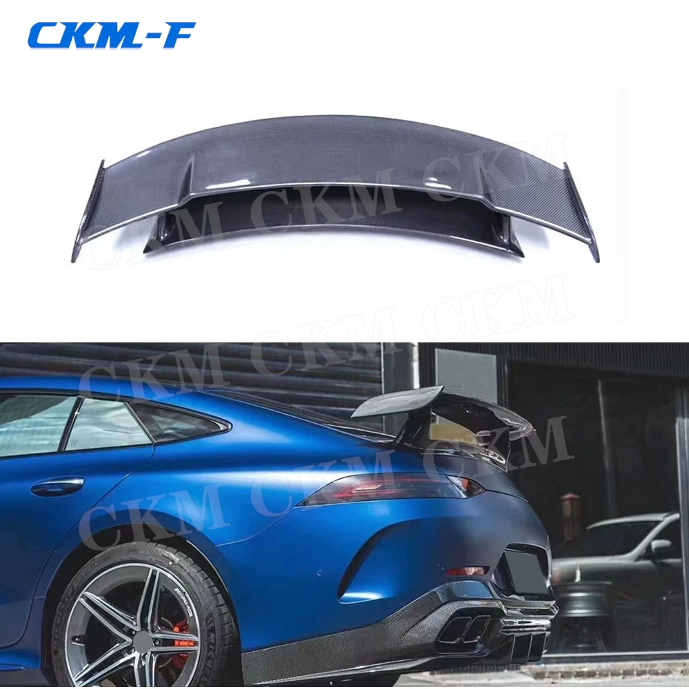 

Carbon Fiber Rear Trunk Lip Spoiler Tail Wings For Mercedes Benz AMG GT50 GT53 GT63 GT63S 4 Door 2017-2023 FRP Rear Boot Spoiler