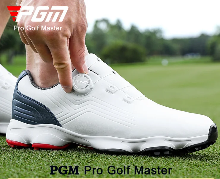 

PGM Golf Men's Shoes Casual Sports Shoes Knob Lace Golf Shoes Summer Waterproof Men's Shoes XZ359