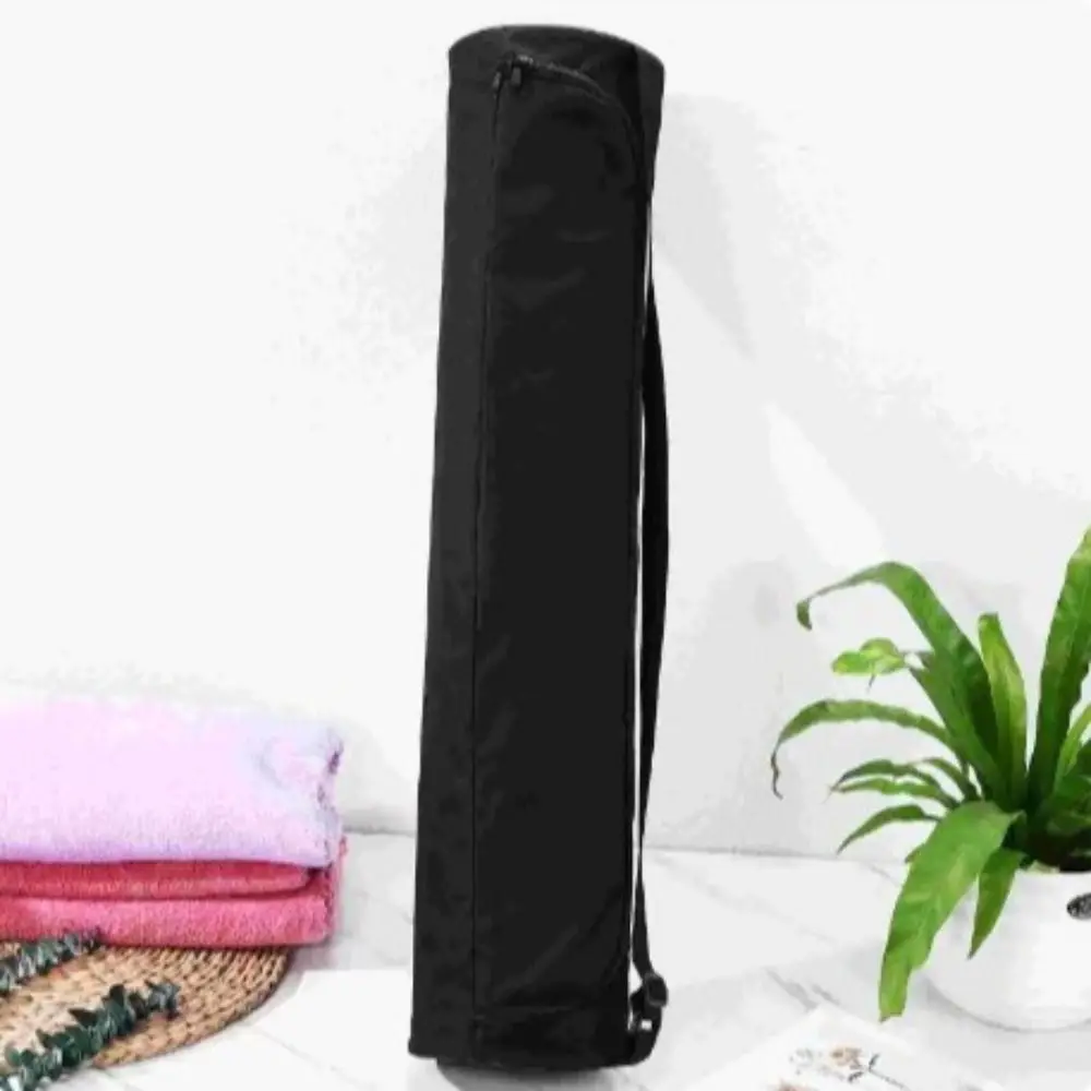 

Thickened Yoga Mat Bag Folding Double Zipper Pilates Mat Backpack Large Capacity Adjustable Strap Sports Pad Cover Men Women