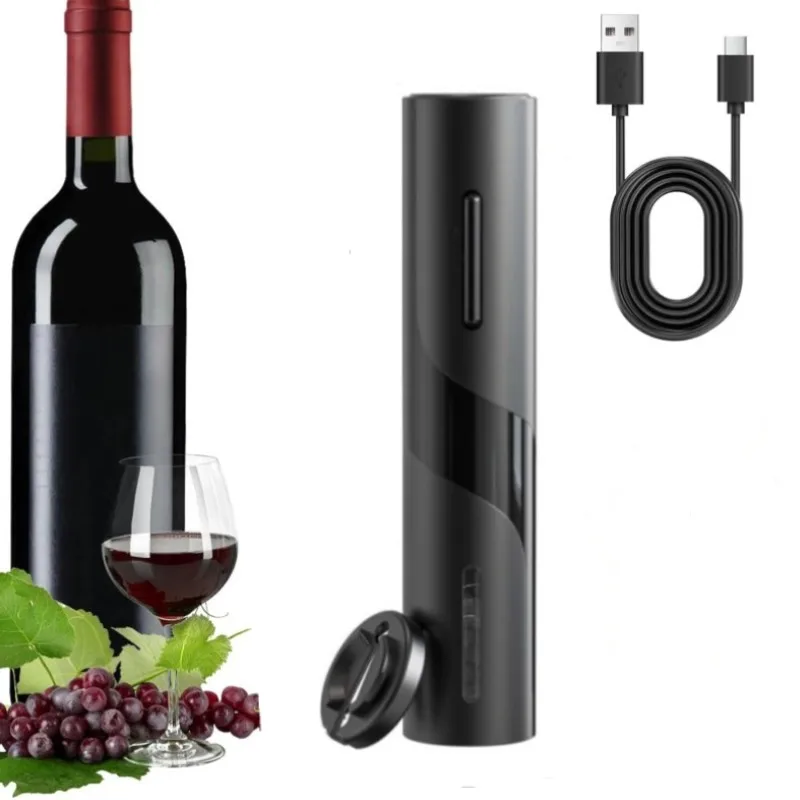 Rechargeable Multifunction Electric Automatic Corkscrew Wine Opener Set Wine stopper Wine Beer Cap Opener Kitchen Accessories view 6