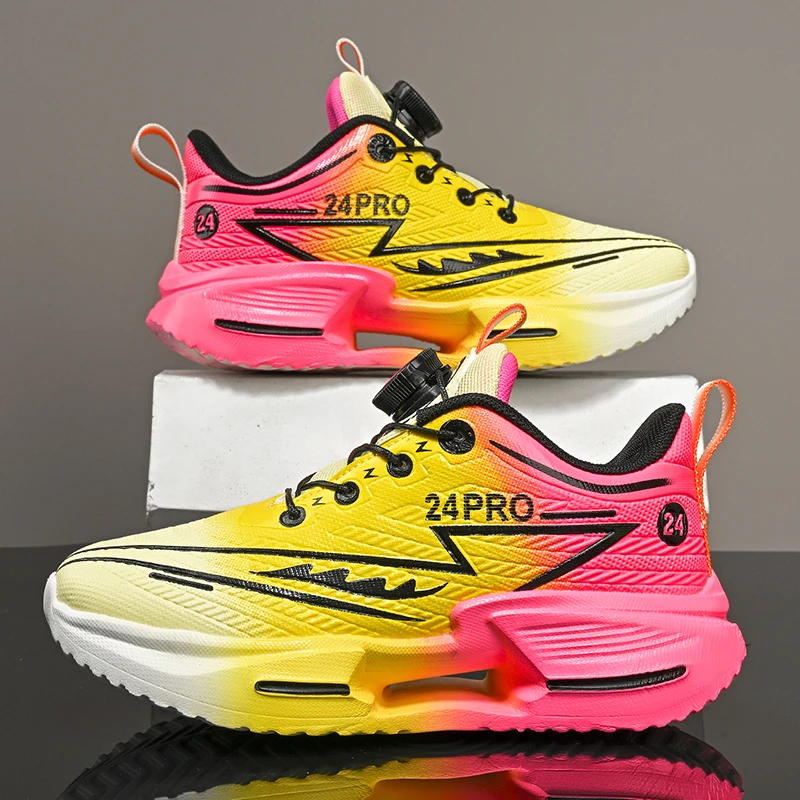 

Autumn Lightweight Childrens Sports Shoes Professional High-quality Marathon Running Shoes Shock-absorbing Balanced Casual Shoes