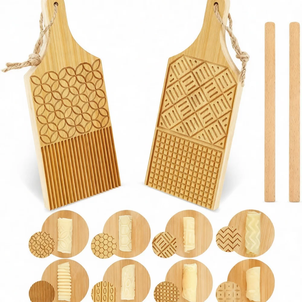 Handmade Pasta Gnocchi Board B - Home Cooking In Italian recension och pris