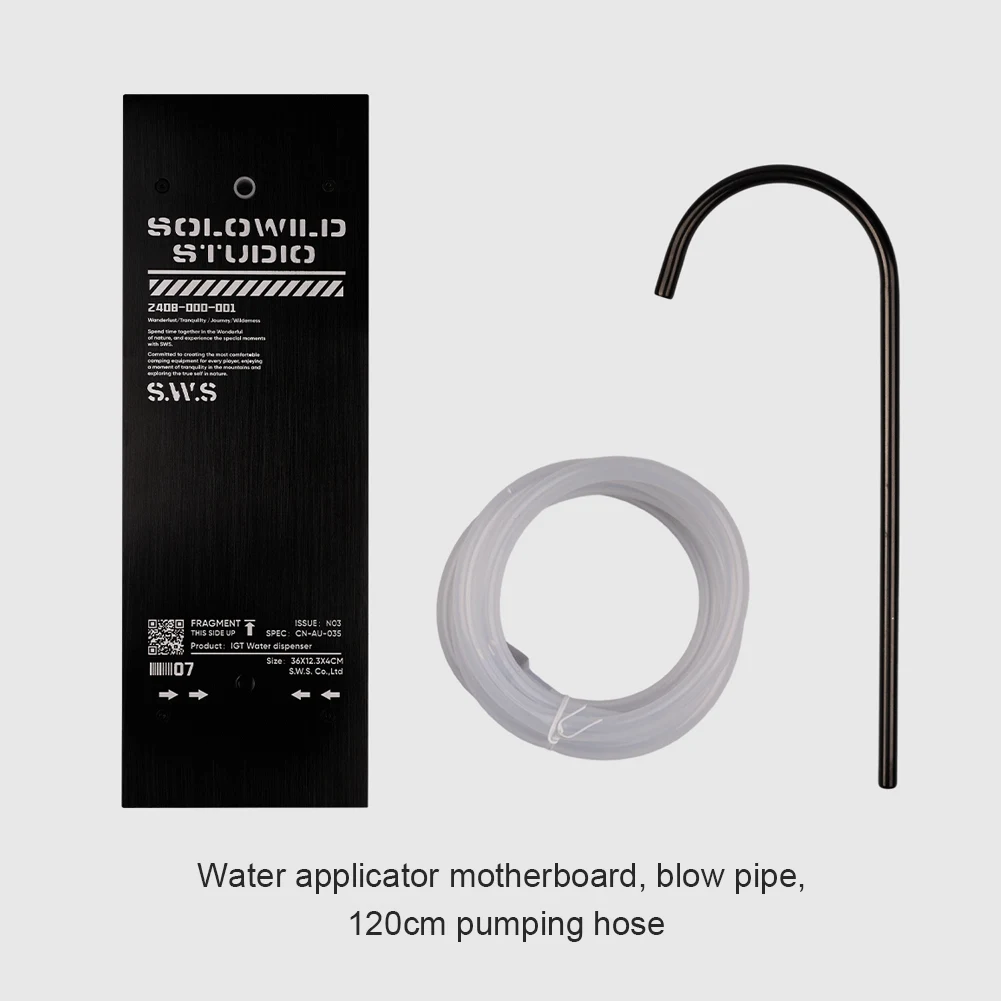 لوحة وحدة مضخة مياه للتخييم، مفتاح واحد، موزع مياه خارجي قابل لإعادة الشحن، مضخة مياه أوتوماتيكية، مستلزمات التخييم #5