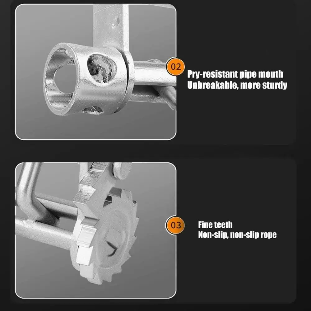 Compact Sliding Winch Steel Car Cargo Handling Truck Welding Rope Tensioner Weld-Free Long-lasting Performance