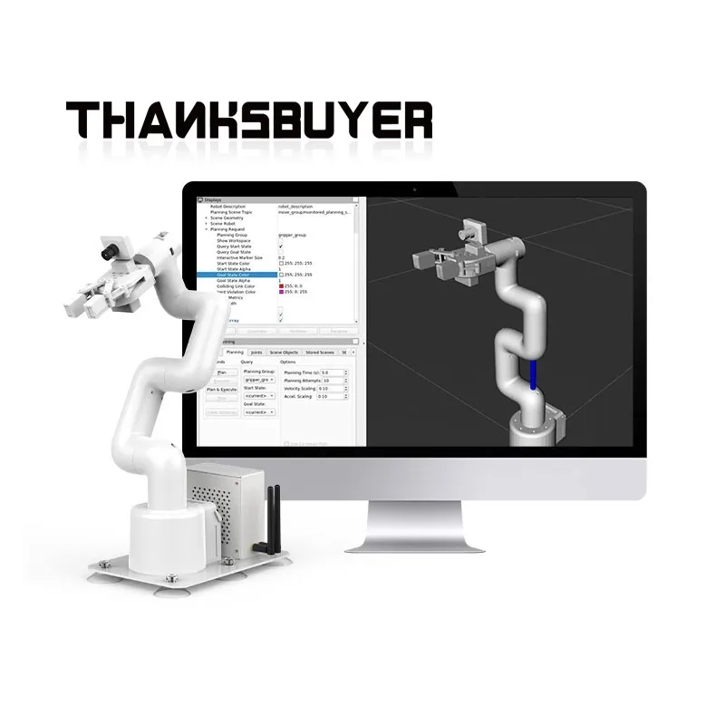 JetCobot myCobot280 270mm 7DOF แขนหุ่นยนต์ AI Vision แขนหุ่นยนต์ร่วมมือ (Jetson NANO B01 4GB)