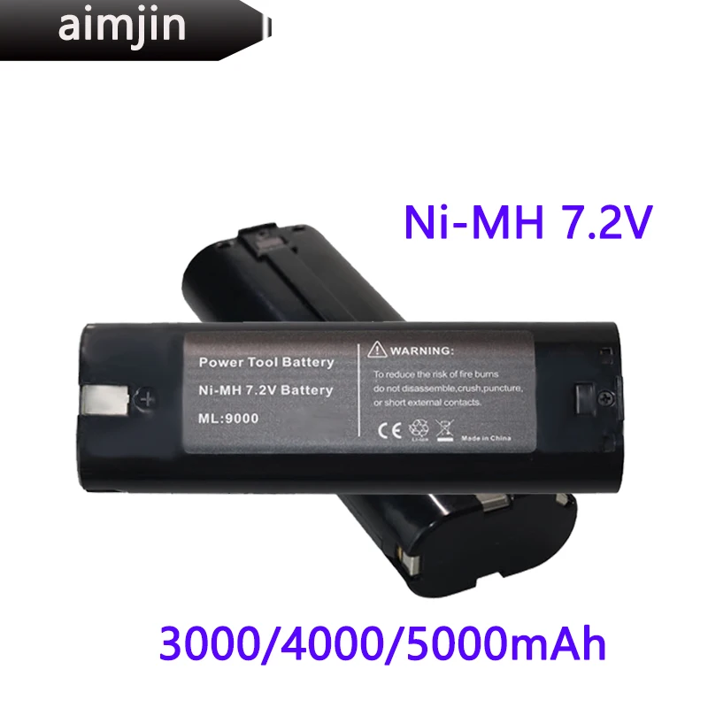 7.2V 3000/4000/5000mAh Powtree Power bateria do narzędzi MAKITA 7033 7002 7000 632003-2 191679-9 192532-2 wiertarka akumulatorowa narzędzie