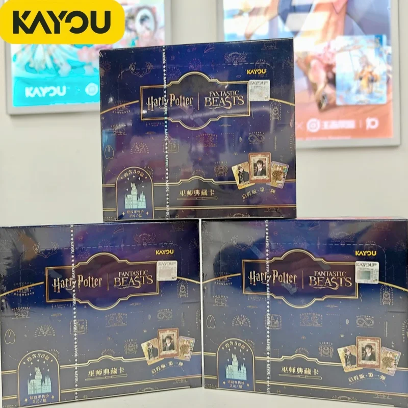 KAYOU Harry Potter Ultimate Edition بطاقات التداول الساحرة حزمة أصلية لعبة بطاقات فلاش هدايا قابلة للجمع