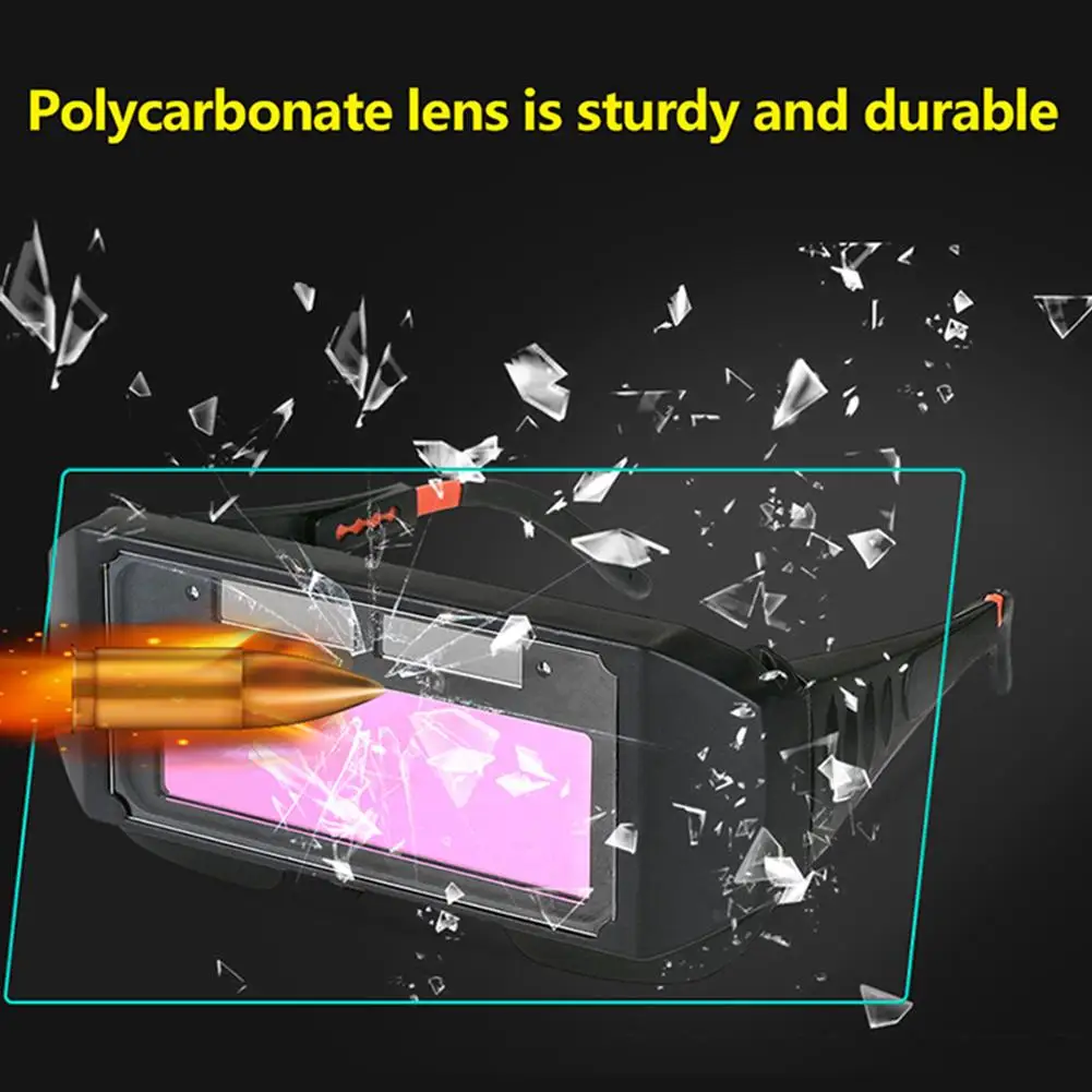 Automatic Dimming Welding Glasses Light Change Auto Darkening Anti-Eyes Goggle for Welding Masks EyeGlasses Accessories