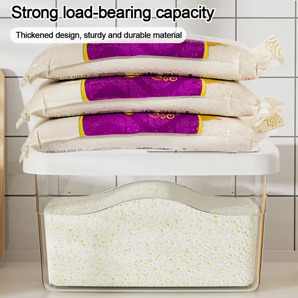 Tank Moisture-proof Insect-proof Sealed Rice Storage Box Creative Rice Bucket Cereal Grain Food Container Kitchen Accessories