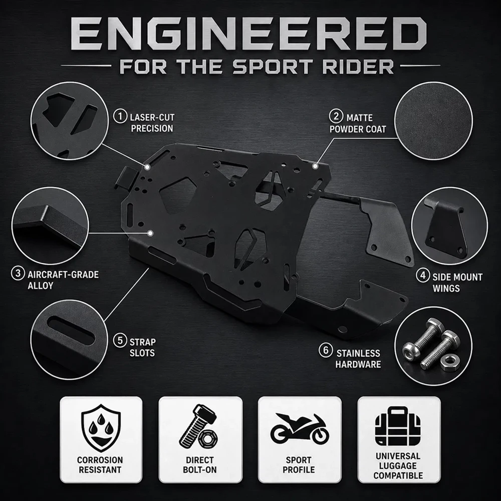 Fit For HONDA CBR500R CBR 500R 2013 2014 2015 Motorcycle Accessories Aluminum Rear Luggage Rack Top Case Rear Rack Carrier