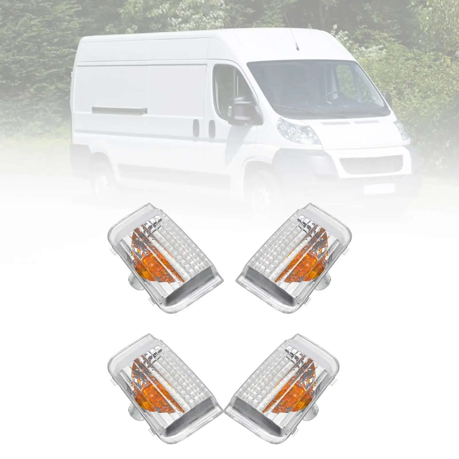 Wing Mirror Indicator Lens Directly Replace Easy Installation 6325.H1 6325.H0 for Fiat Ducato Accessory