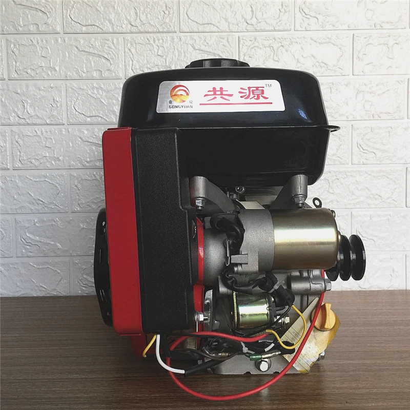 170 f gasoline engine electric start of farm household small single cylinder four stroke gasoline engine air cooling power