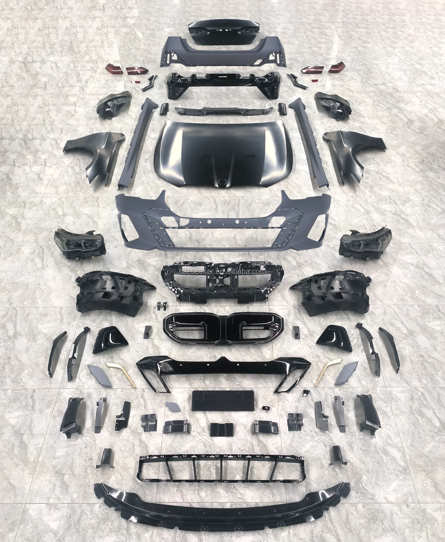 

Factory Car Modification Kit for 5 Series F10 Old to New G60 Modification Kit Upgrade M Sport Car with New Plastic Bumper