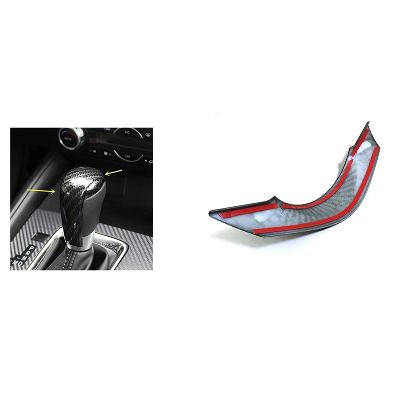 Print Gear Shift Knob Cover For Mazda 2 3 6 & Steering Wheel Frame For Mazda 2 Demio DL Sedan DJ Hatchback 2018 2019