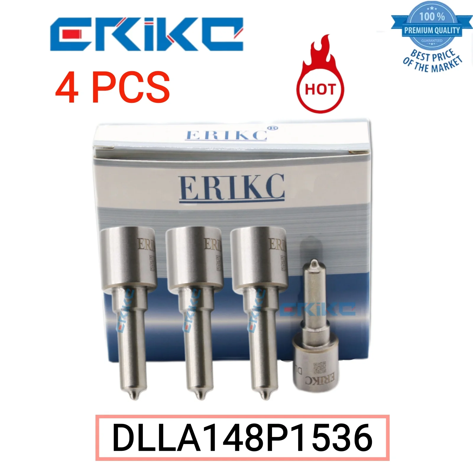 

4 PCS DLLA148P1536 Common Rail Nozzle DLLA 148 P 1536 Oil Dispenser Nozzle DLLA 148P1536 Diesel Dispenser Nozzle