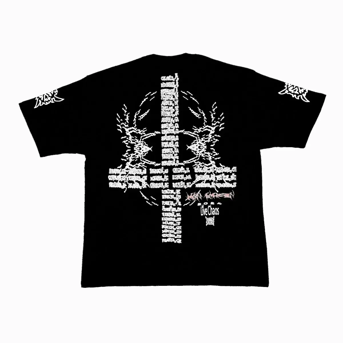 Opium Ken Carson Limited Sanskrit Print Short Sleeve T-Shirt