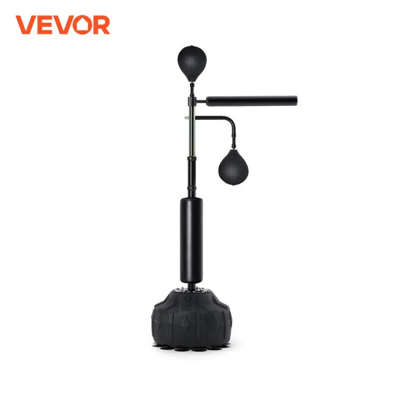 VEVOR Boxing Speed Trainer Punching Bag with Stand Reflex Boxing Bag for Teens & Adults Height Adjustable Free Standing Bag Set