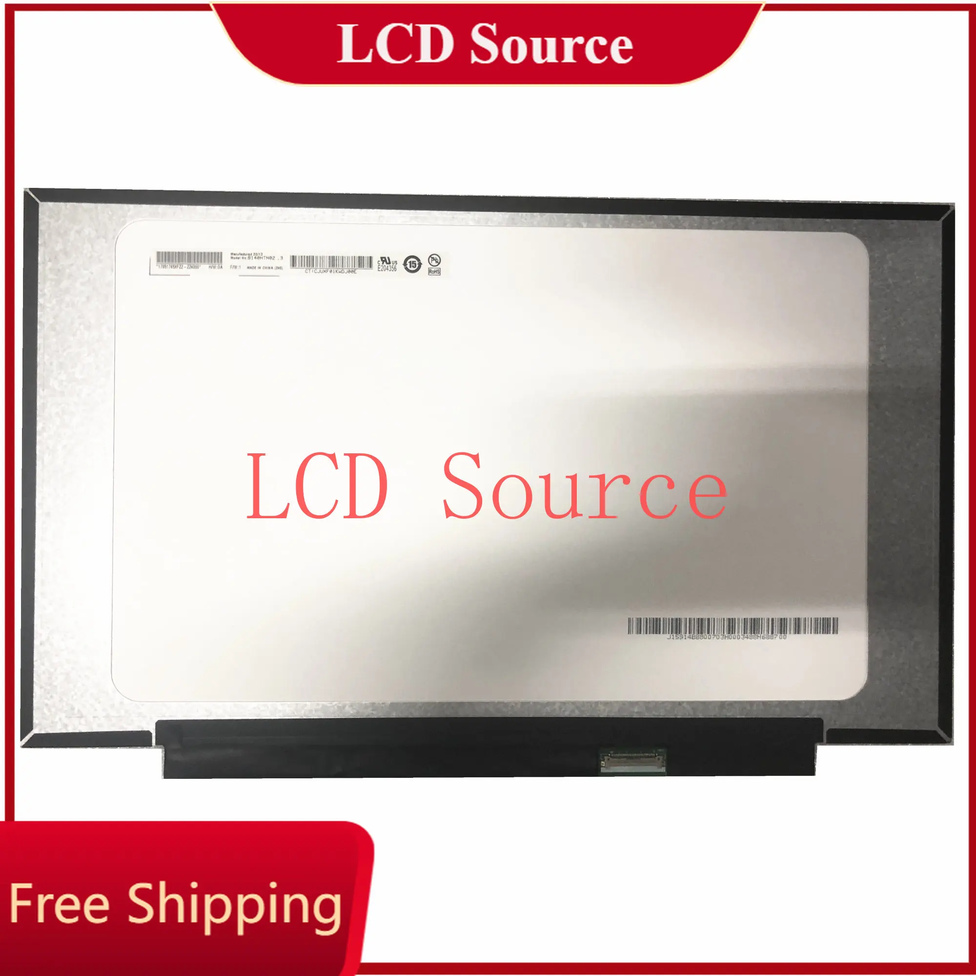 Fit Nt140fhm-n44 V8.0 B140htn02.0 N140hca-eba B140han04.3 B140han04.0 1920 × 1080 14 Tela de Lcd B140htn02.3