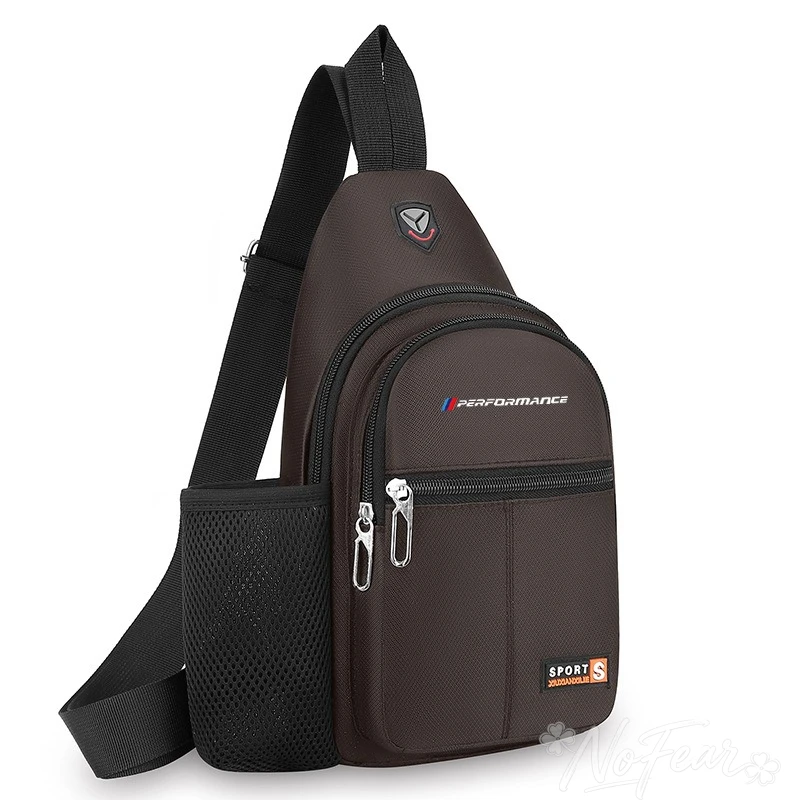 For BMW Performance M3 M5 F25 F26 F15 F16 E90 E91 E92 E60 E84 F13 New Men Chest Bag Fashion Casual Oxford Sling Bags Key Case