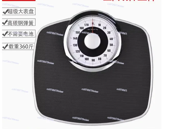 Scales for Body Weight - Up to 400 LB -   Anti-Skid Rubber Surface - Bathroom Scale Analog