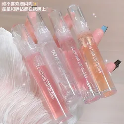 Vochtinbrengende Crème Lipgloss Spiegel Water Lip Glazuur Waterdichte Vloeibare Lippenstift Volume Lip Heldere Lipgloss Vrouwen Koreaanse Make-Up Cosmetica