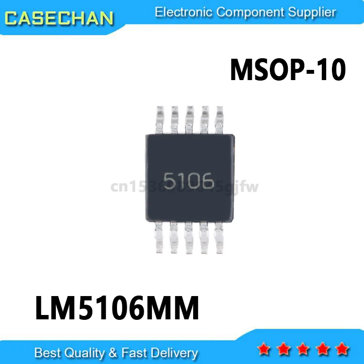 10PCS New and Original LM5106MMX LM5106 5106 LM5106MM MSOP10