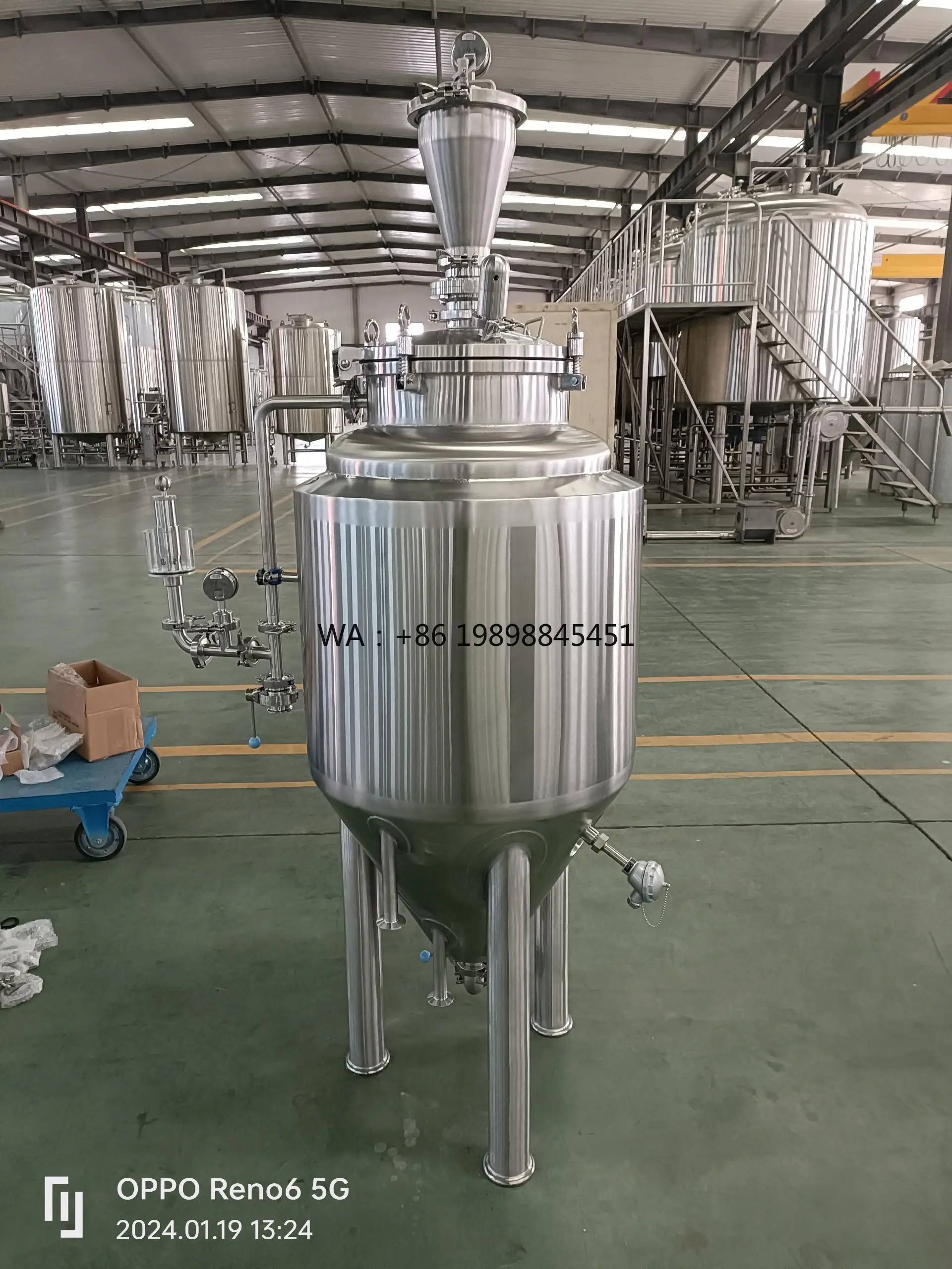 Mini Beer Fermenter for Home Brewing Craft Brewery Equipment 5L-100L Stainless Steel Pressure Fermentation Tank