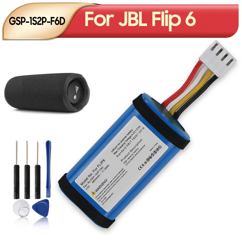 Nueva batería para baterías recargables JBL Flip 6 GSP-1S2P-F6D