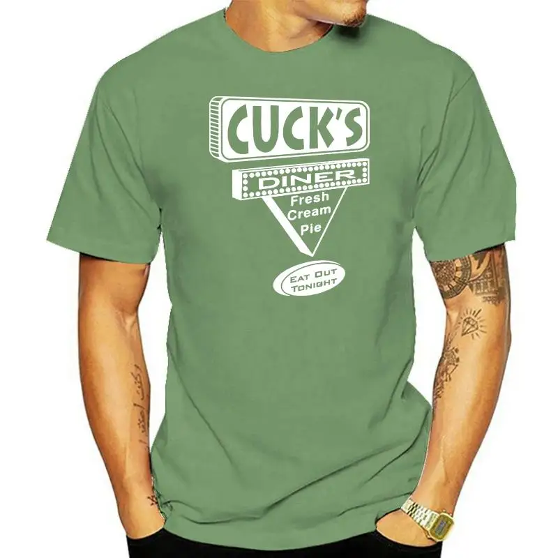 Cuckold Mens T-shirt Cucks Diner Tee Cuckolding Femdom