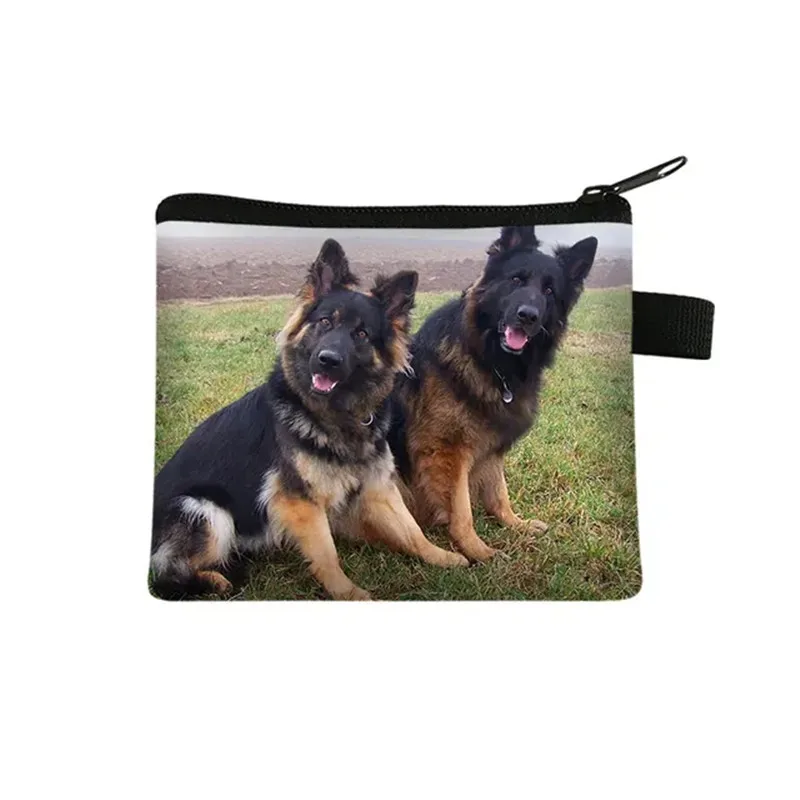 2025 New German Shepherd / Husky Dog Print Coin Purse Women Wallet Girls Clutch Money Holder Bag Zipper Pouch Cute Coin Bags #2