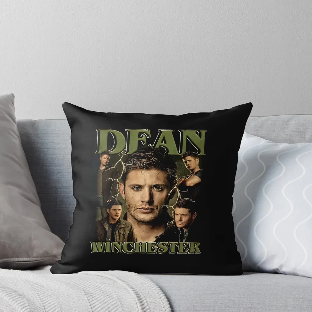 The Winchester Dean Vintage Throw Pillow Custom Cushion Marble Cushion Cover Cushions pillow cover christmas