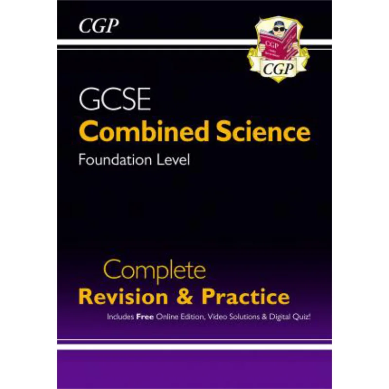 GCSE Combined Science Foundation Complete Revision  Practice W Online Ed Videos  Quizzes CGP Books 9781789087567