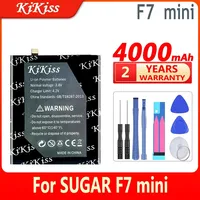 4000mAh KiKiss High Capacity Battery For SUGAR F7 mini F7mini Mobile Phone Batteries